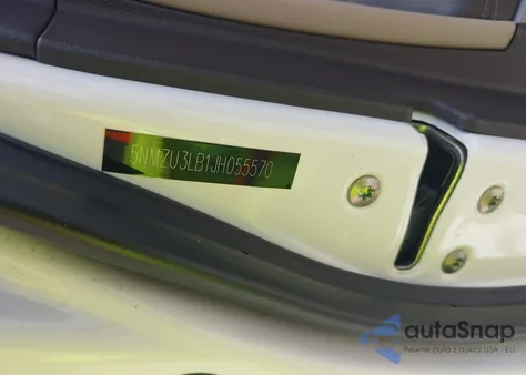 2018 Hyundai Santa Fe Sport from USA, damaged, VIN 5NMZU3LB1JH055570